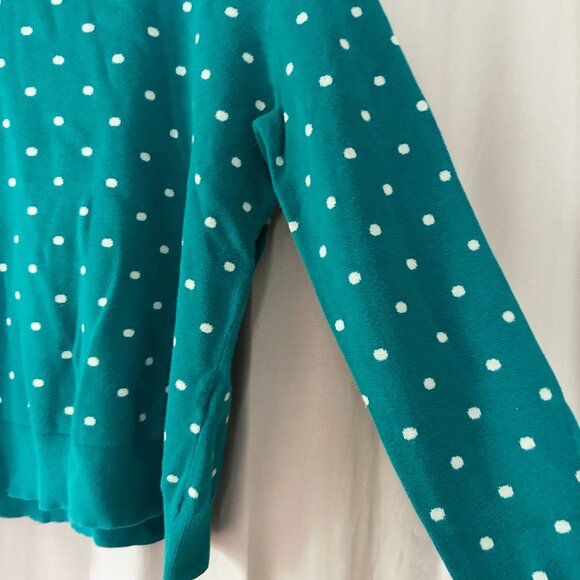 Vintage Liz Claiborne Polka Dot Sweater - Picture 6 of 7